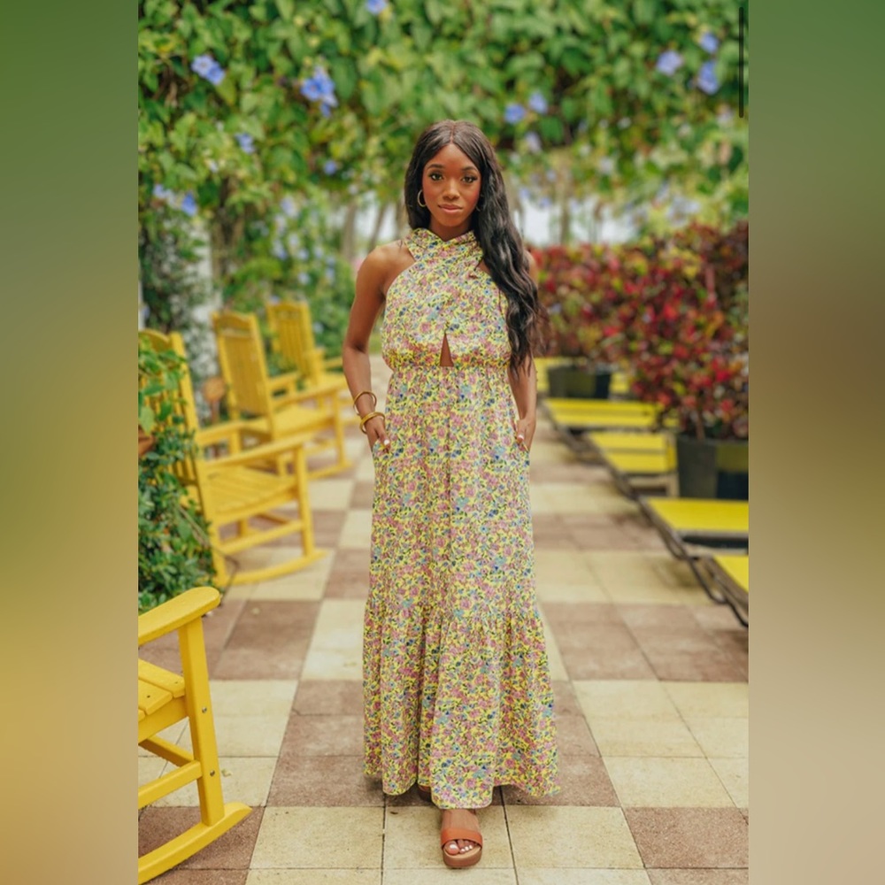 BuddyLove Yellow Maxi Dress